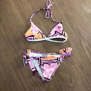 Hawaiian Print Roxy Bikini